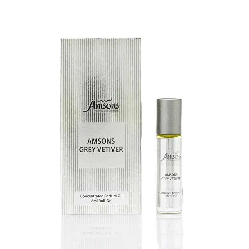 Grey Vitiver Roll-on Attar for Men 8ml