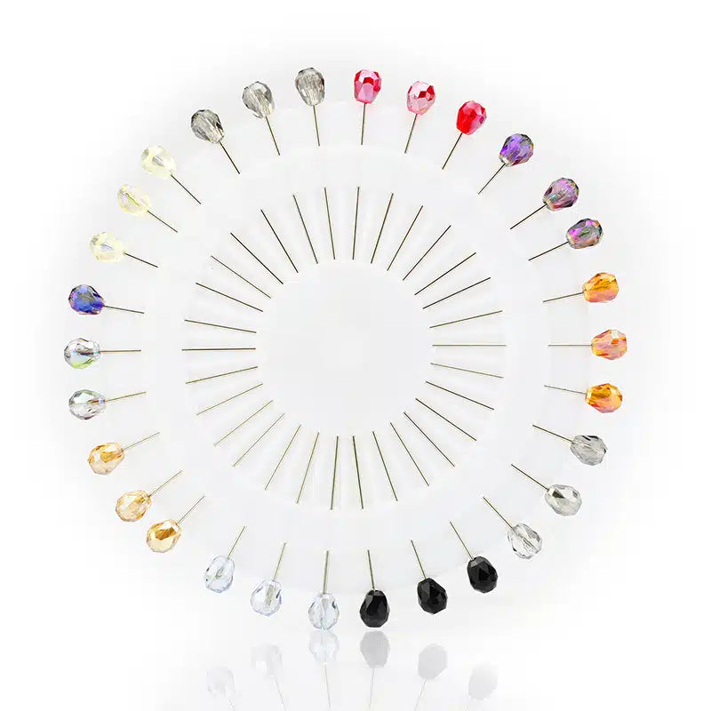 Crystal Wheel Mild Multi Coloured Hijab Pins