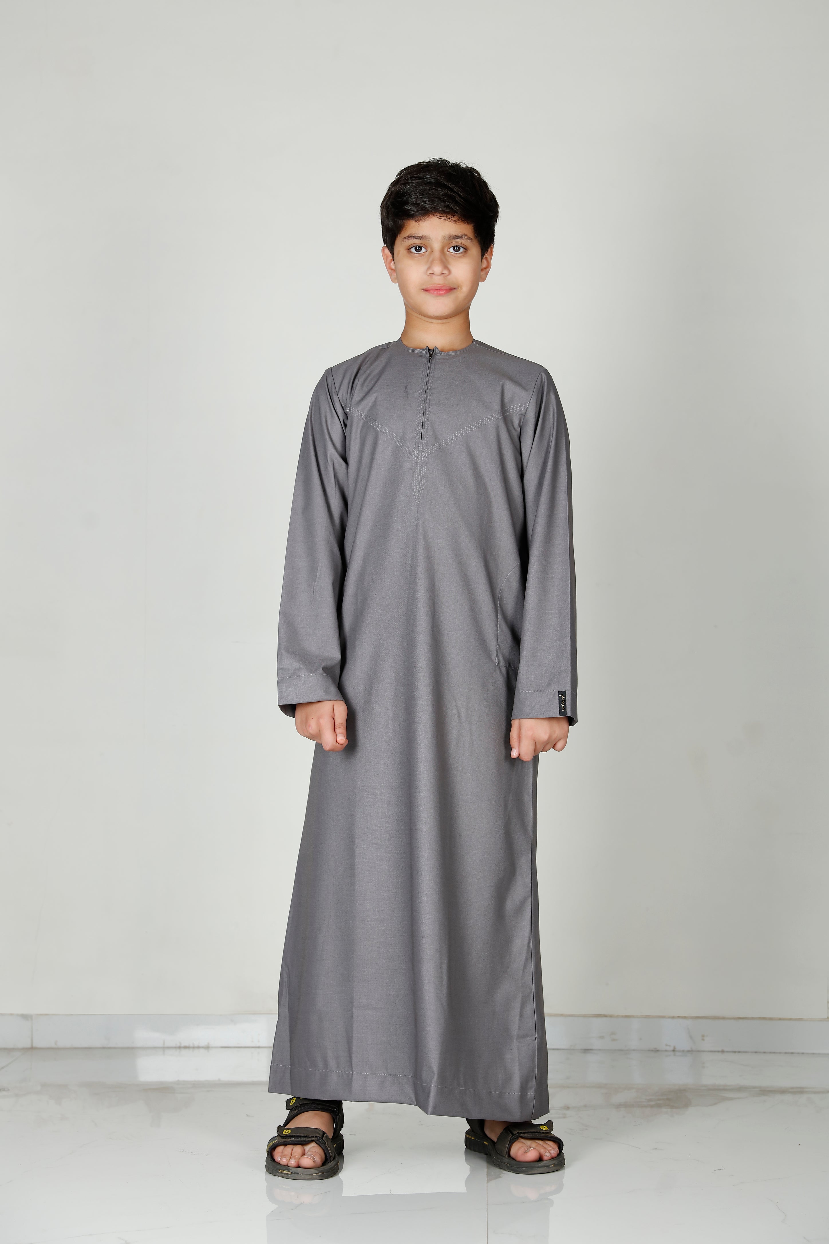 Boys Omani Thobe Slate 101 Col 5