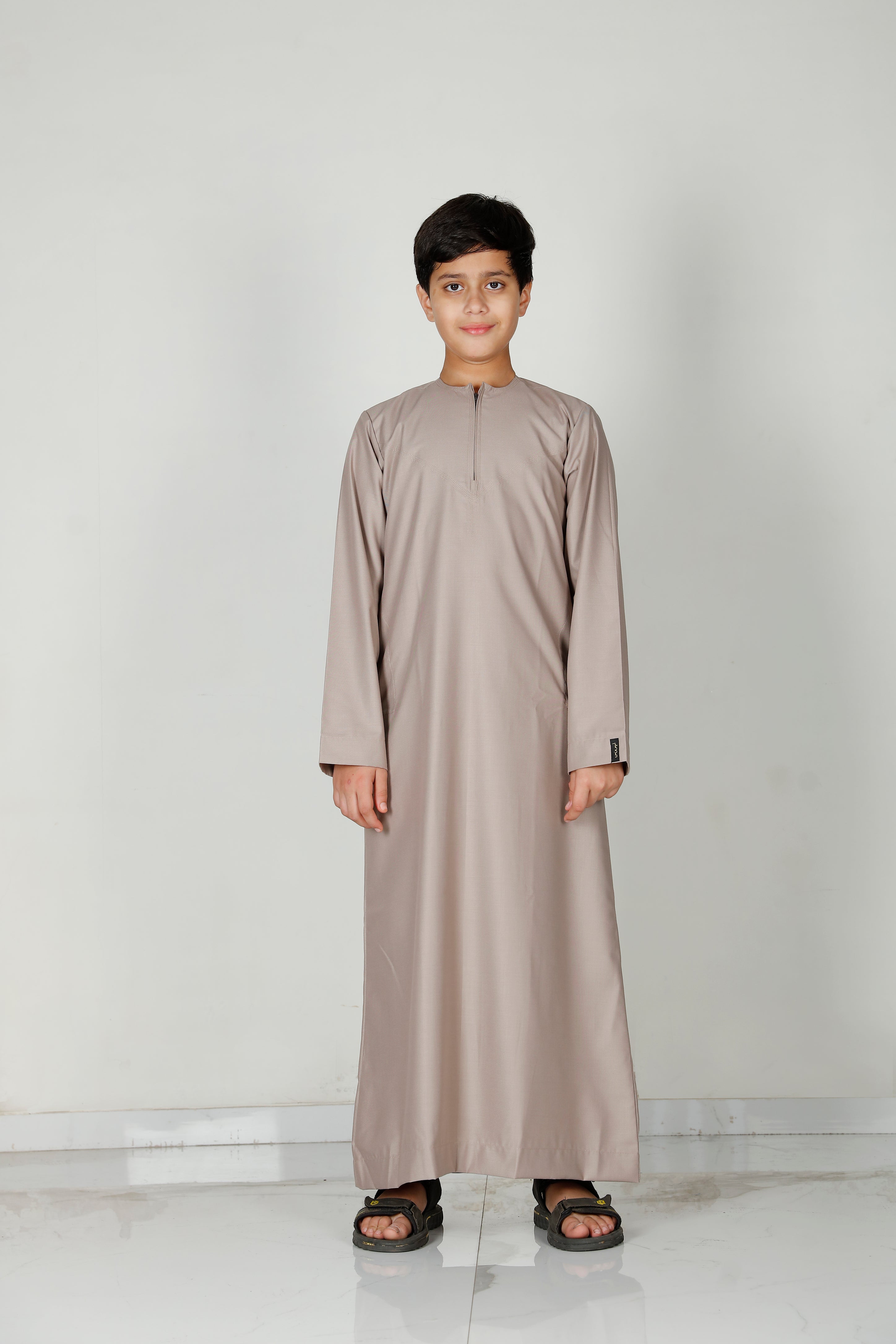 Boys Omani Thobe Taupe 101 Col 24