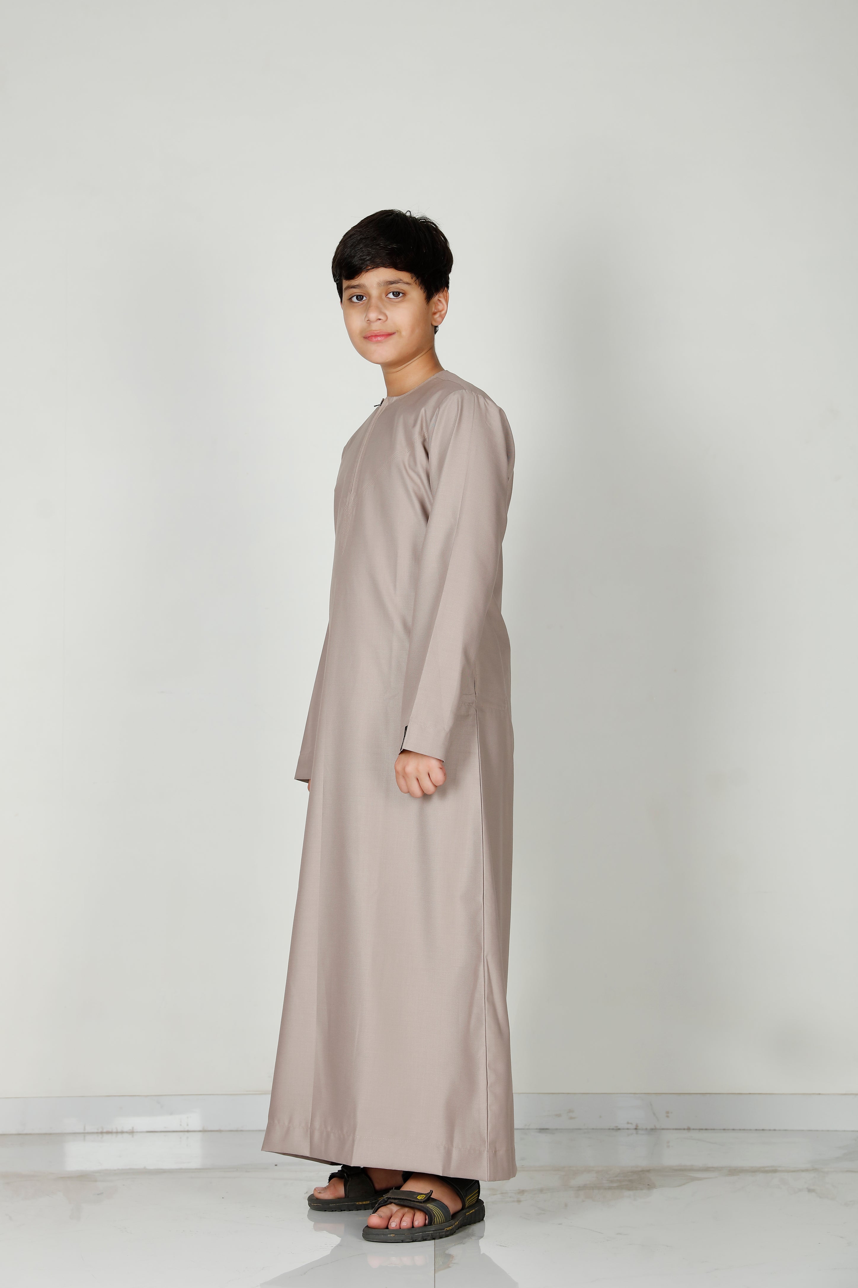 Boys Omani Thobe Taupe 101 Col 24