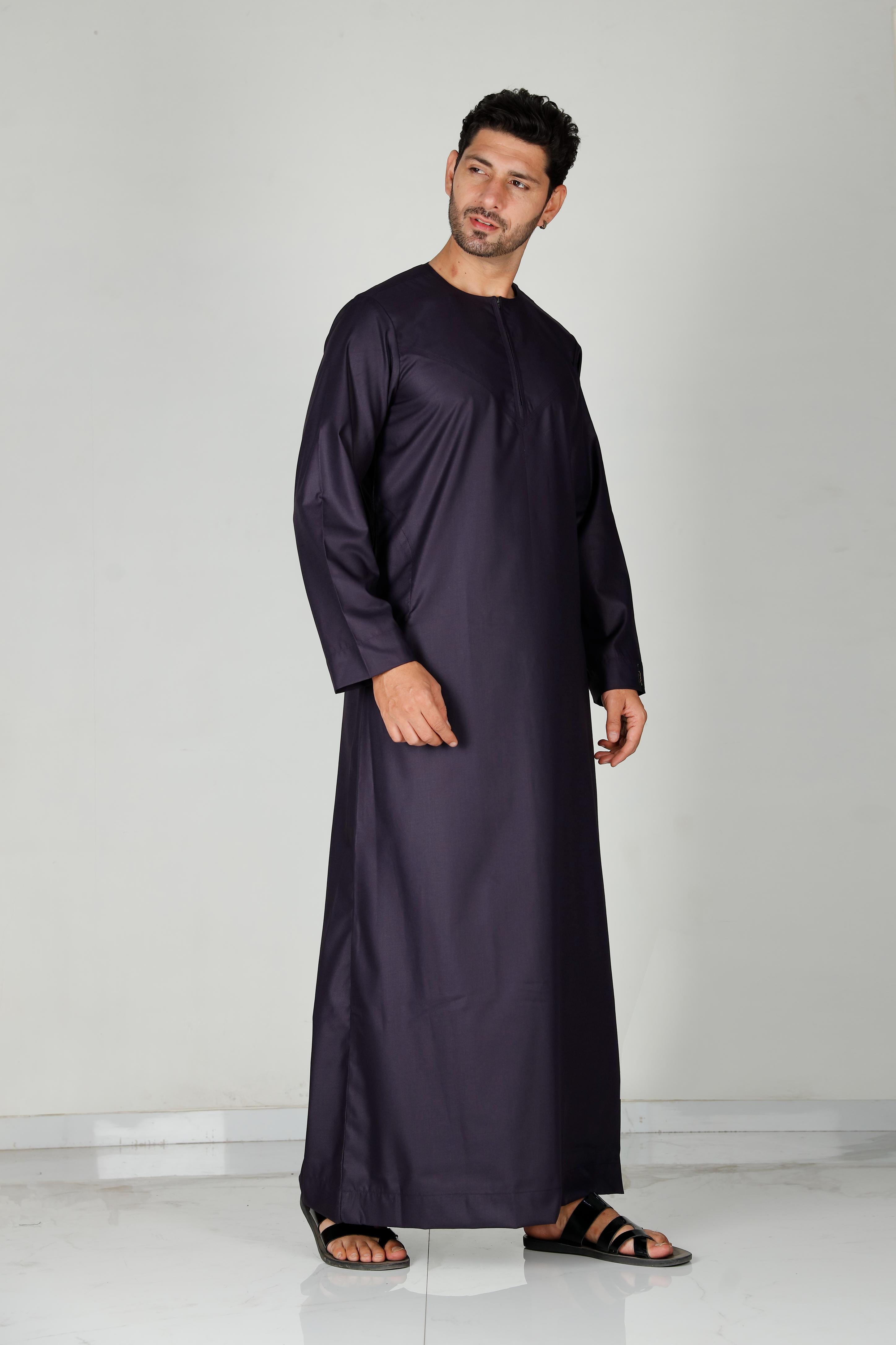 Mens Omani Thobe Purple 101 Col 35