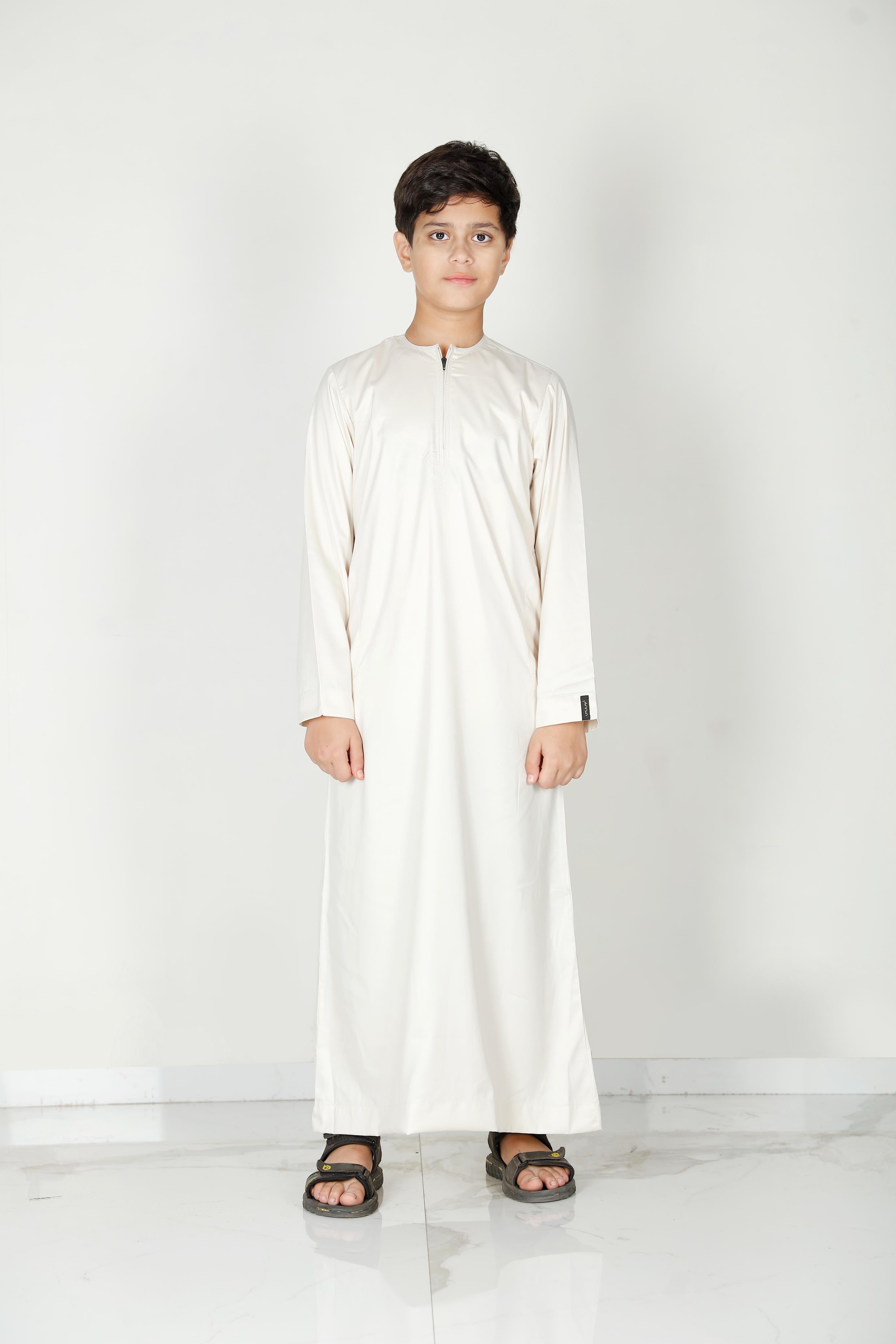 Kids Omani Thobe Butter 106 Col 2
