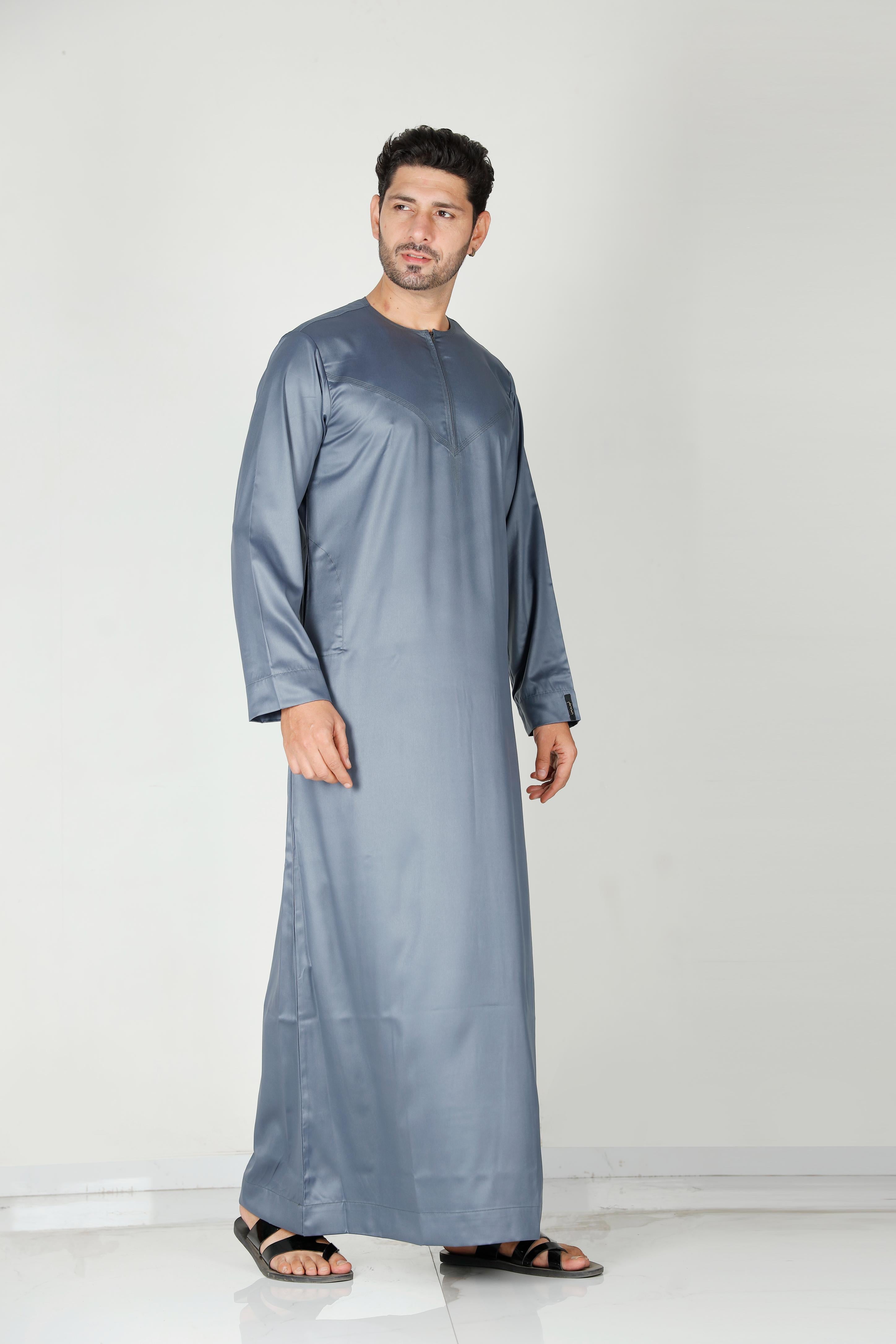 Mens Omani Thobe Slate 106 Col 17