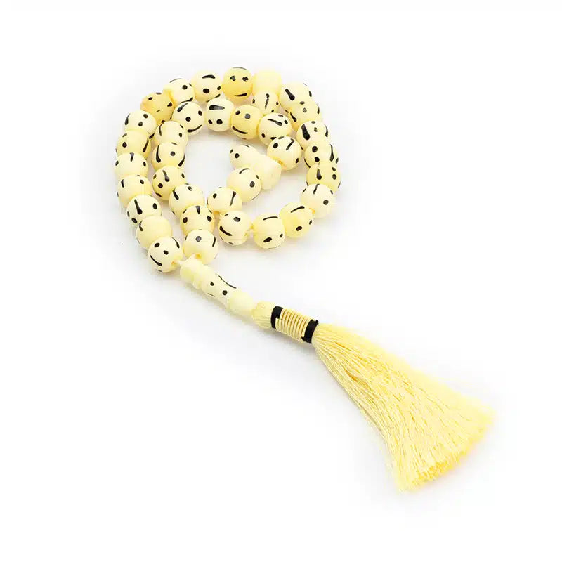 Dotted Cream Camel Bone Tasbih (132)