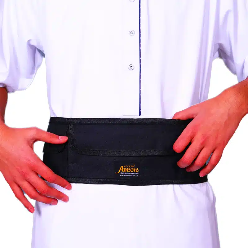 Hajj and Umrah Waist Bag Black