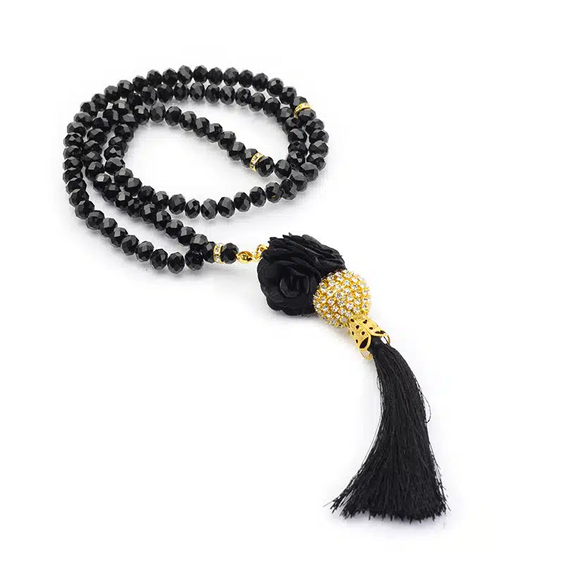 Black Crystal Tasbih (132)
