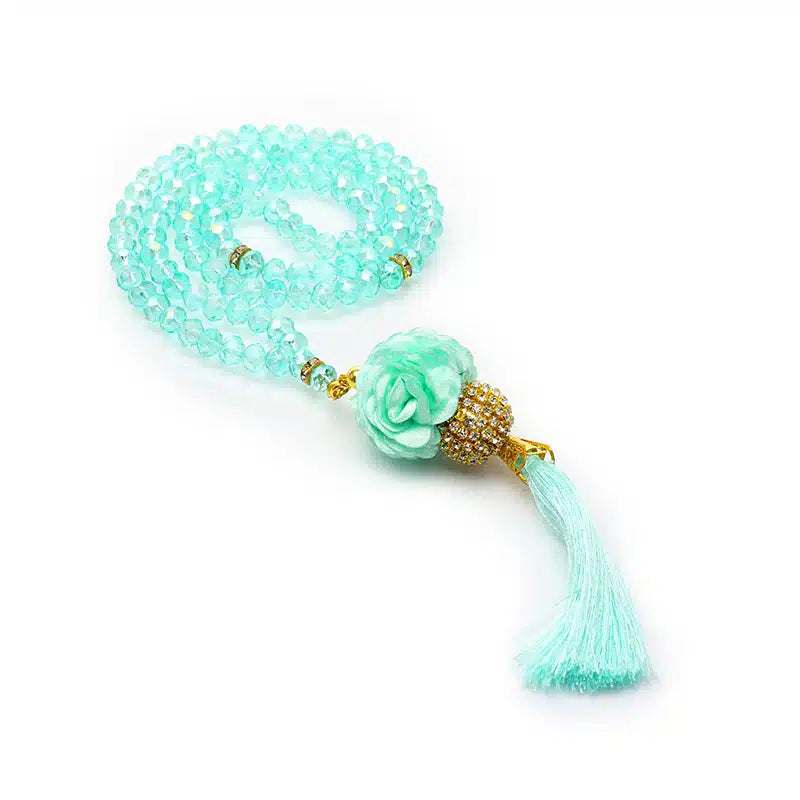 Mint Crystal Tasbih (133)