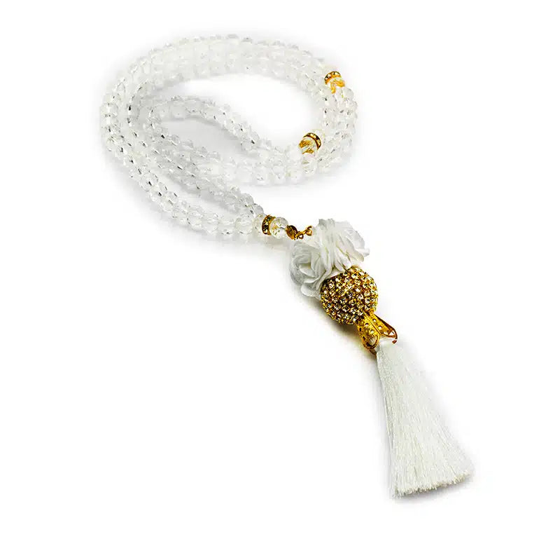White Crystal Tasbih (128)