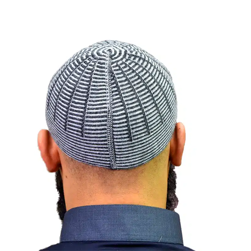 Men's Premium Grey Turkish Prayer Hat 4