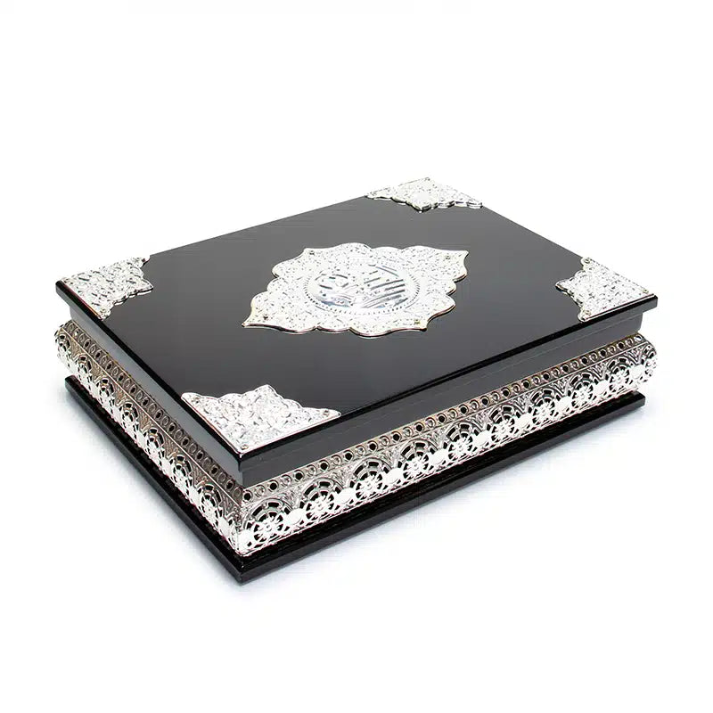 Black & Silver Quran Box AM10043