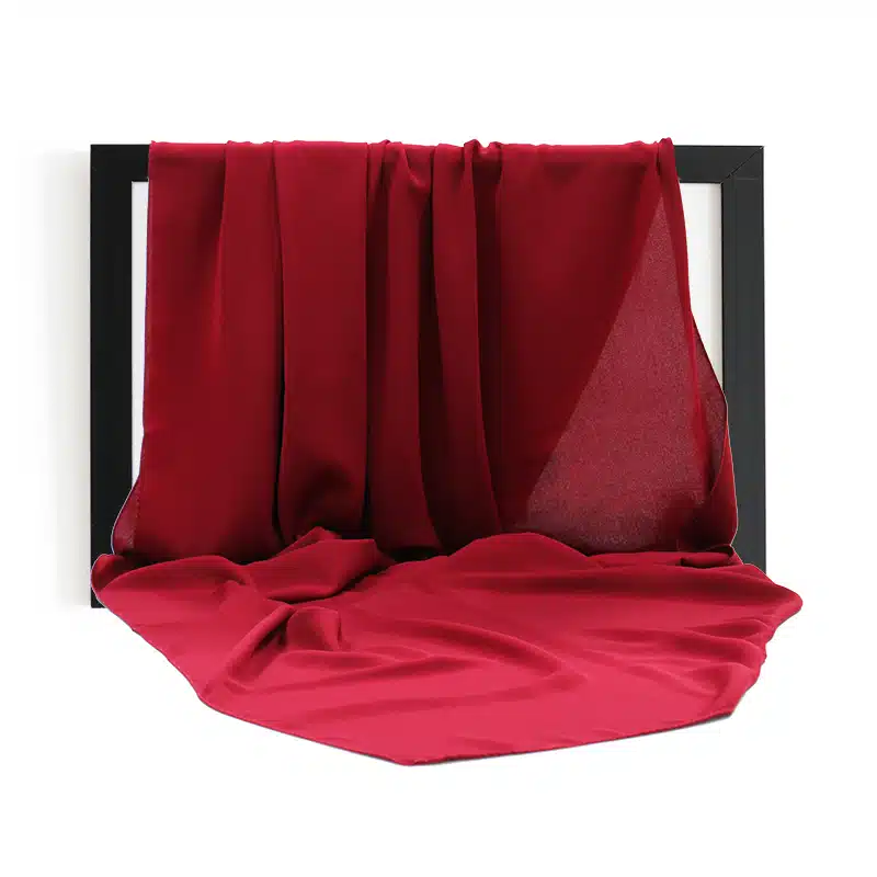 Madinah Chiffon Maroon Hijab