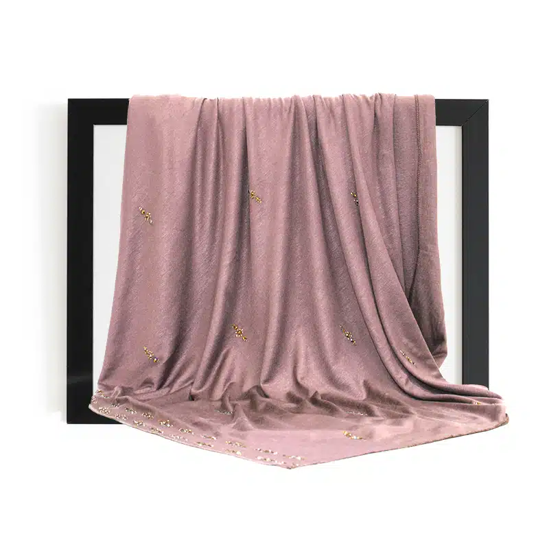 Premium Detailed Jersey Tea Pink Hijab