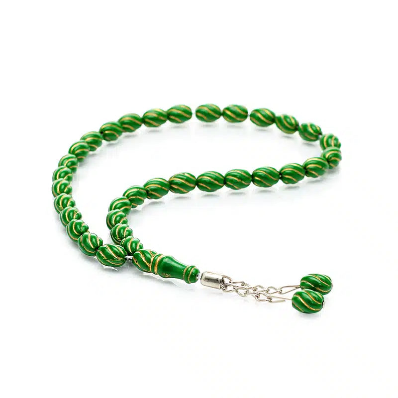 Small 33 Bead Tasbih Green