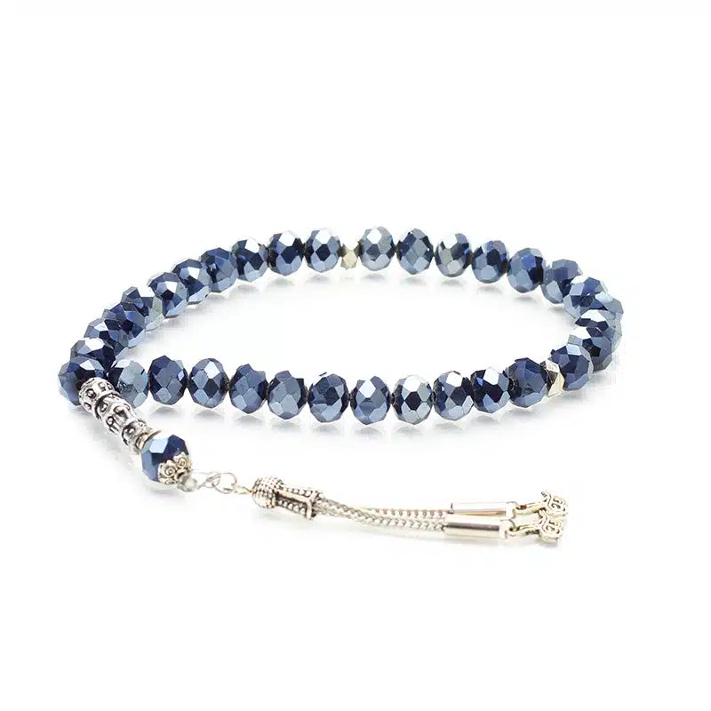 33 Bead Crystal Tasbih Grey