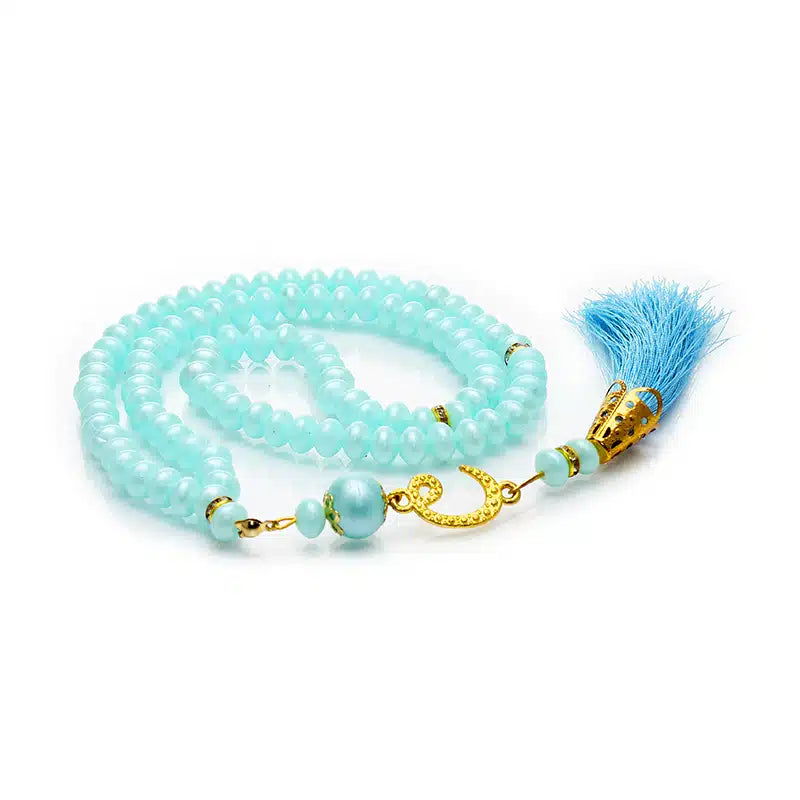 100 Bead Turquoise Cresent Tasbih