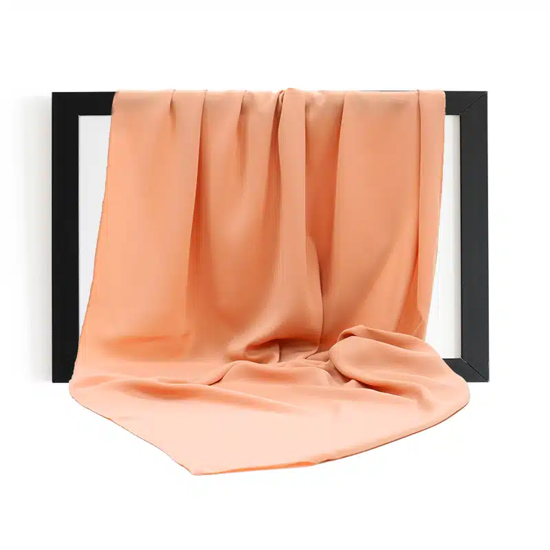 Madinah Chiffon Orange Hijab