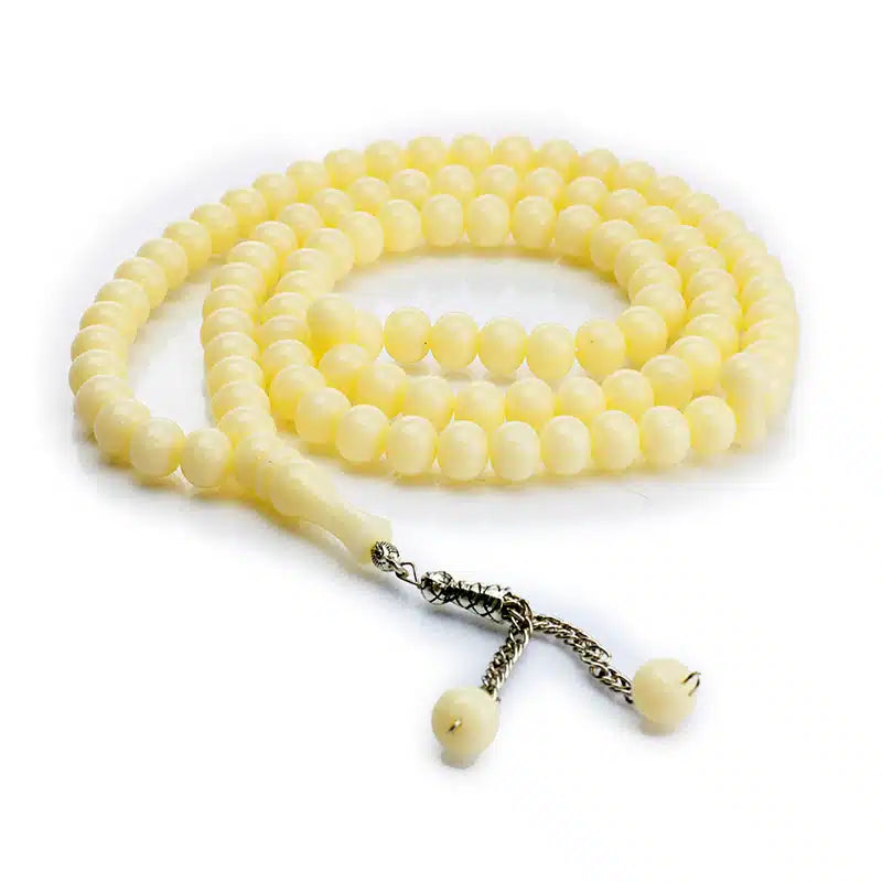 100 Bead Matte Dark Cream Tasbih