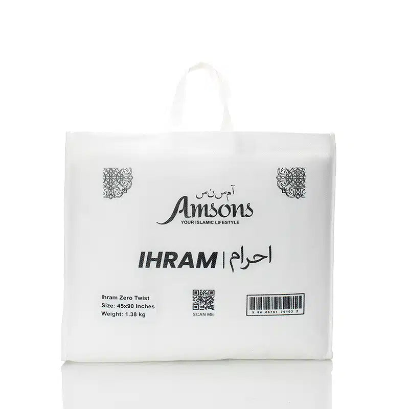 Zero Twist Ihram for Hajj & Umrah 45x90