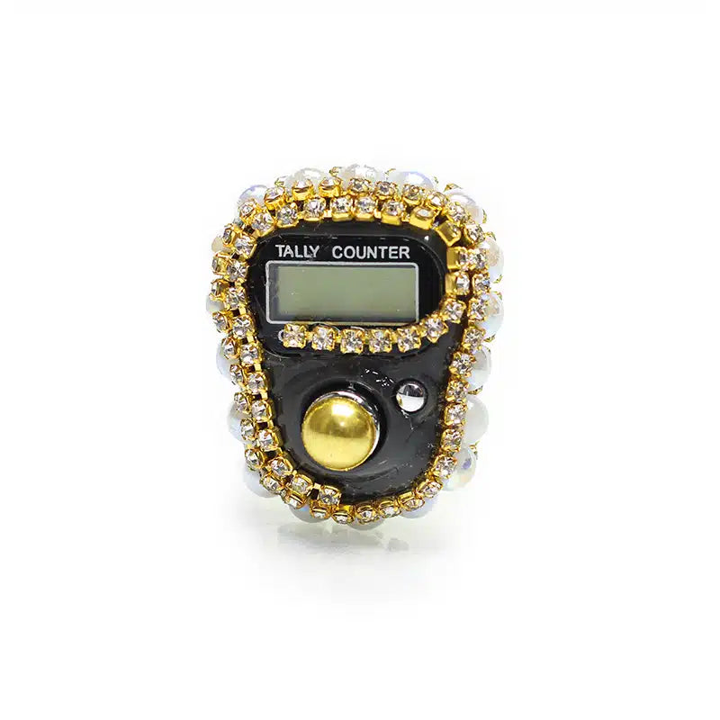 Crusted Finger Tasbih Black