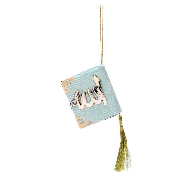 Quran Hanger Turquoise With Silver Accent