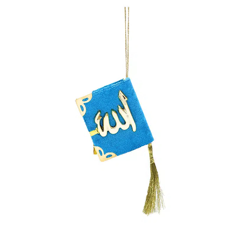 Quran Hanger Sprint Blue With Gold Accent