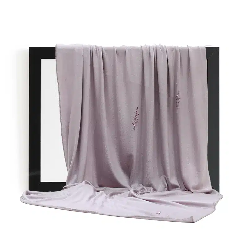 Elegant Jersey Embellishment Lilac Hijab