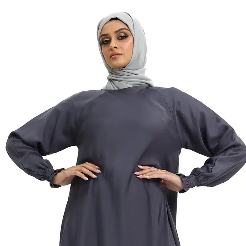 Women's Umbrella Grey Abaya AM233-08