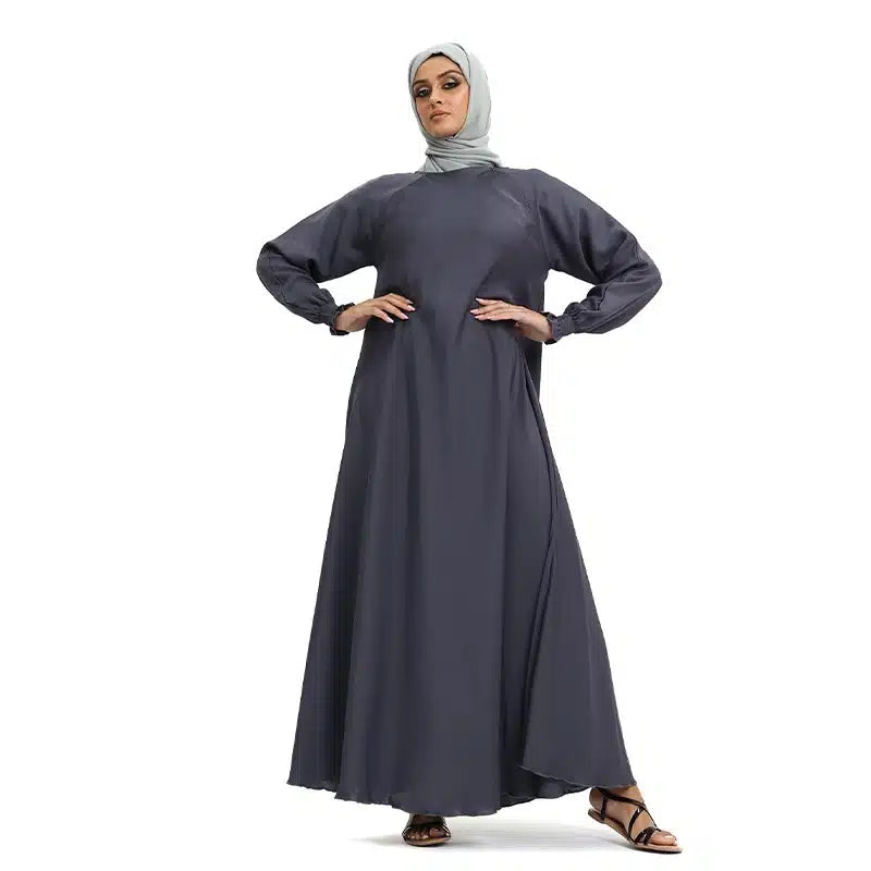 Women's Umbrella Grey Abaya AM233-08
