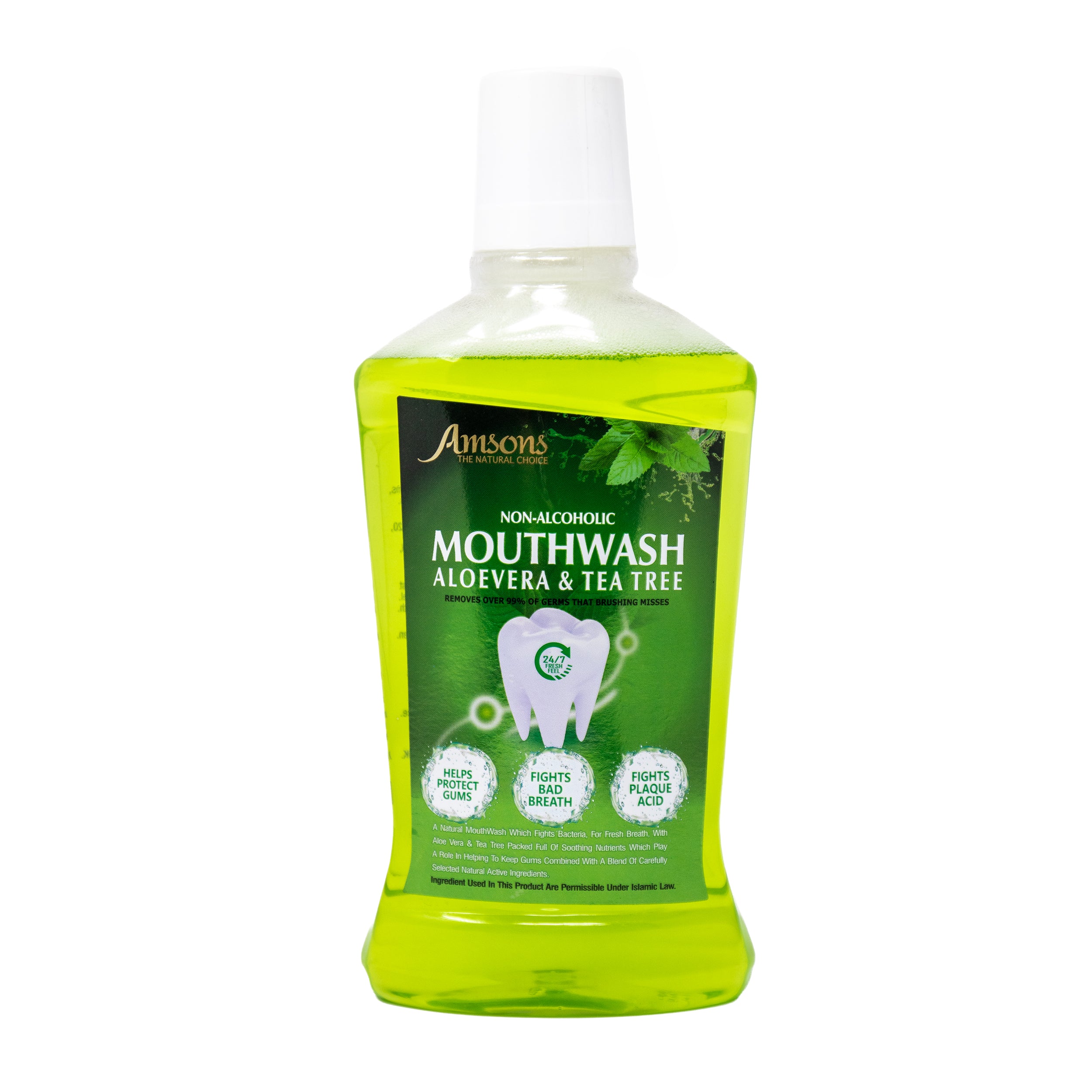 Non-Alcoholic Aloe Vera & Tea Tree Mouthwash