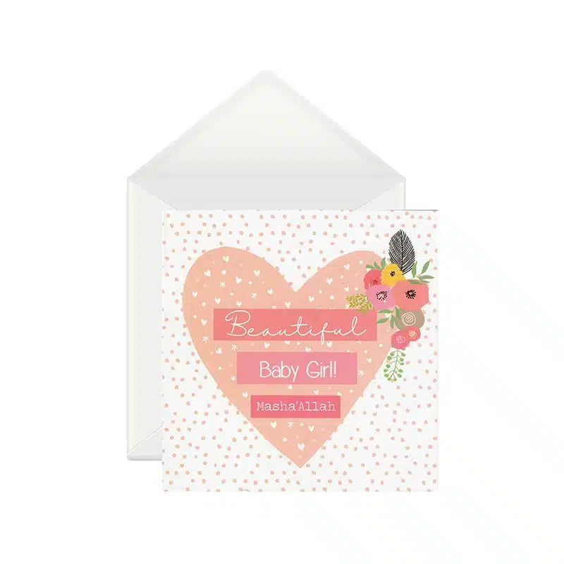 Beautiful Baby Girl Card