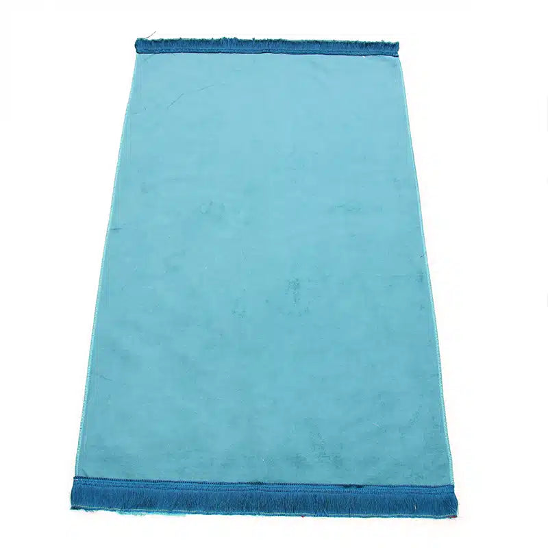 Plain Teal Blue Prayer Mat SEC 240 GR