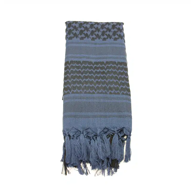 Men's Denim Blue and Black Shemagh AM50058