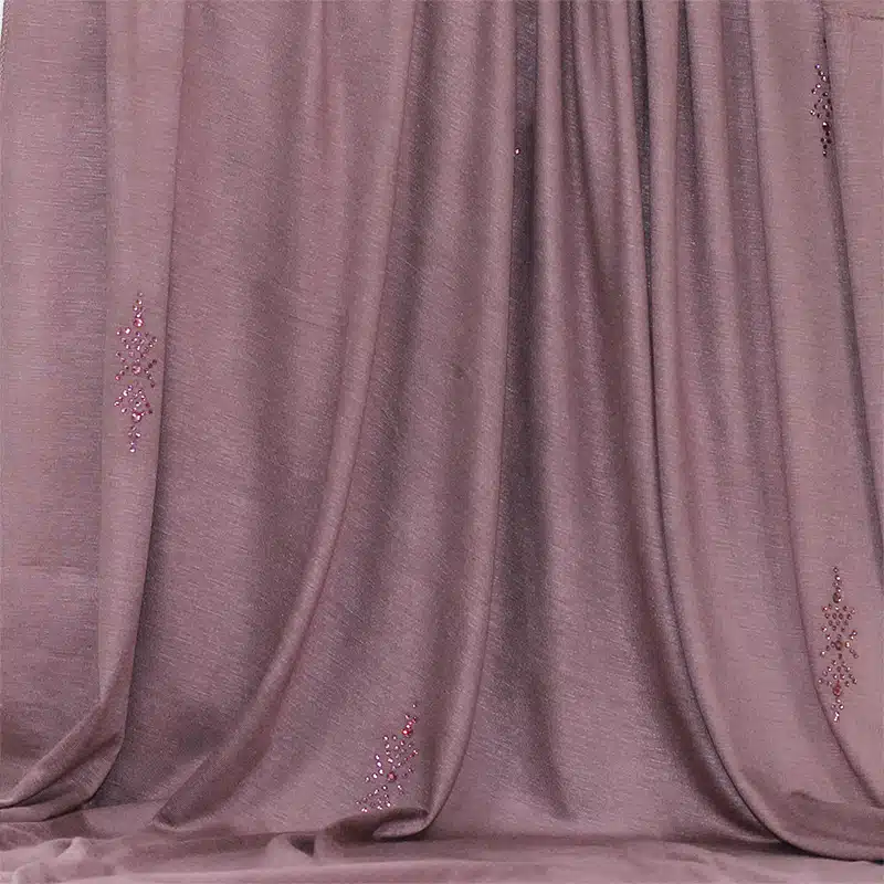 Elegant Jersey Embellishment Light Purple Hijab