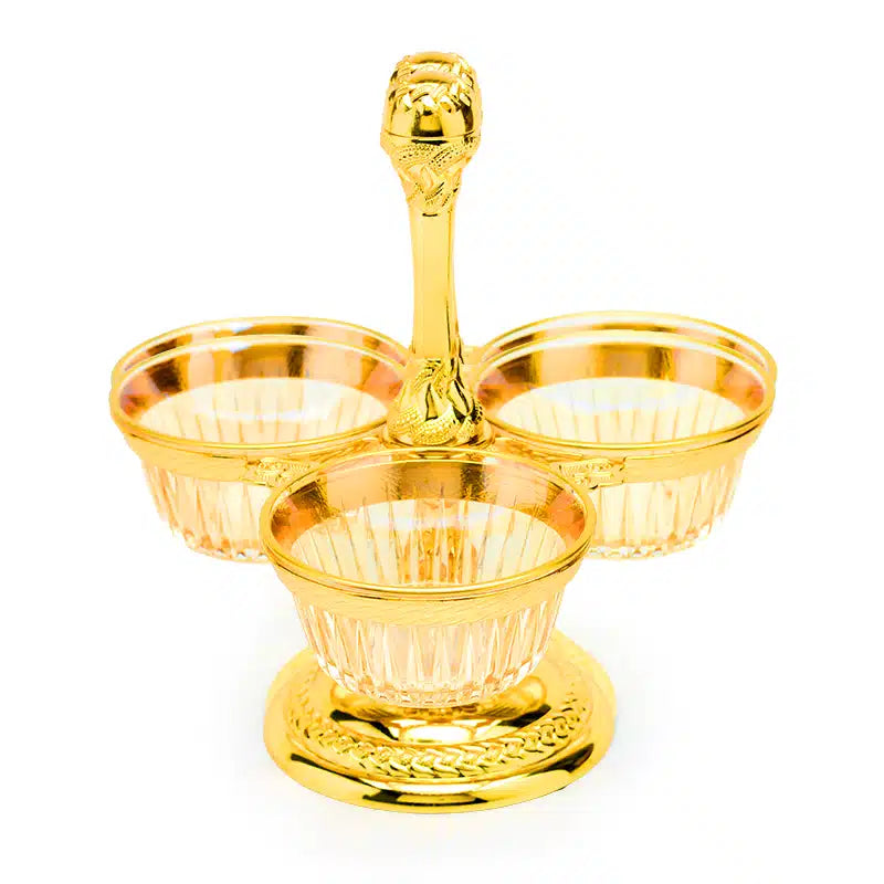 Dry Fruit Stand 00709 Gold