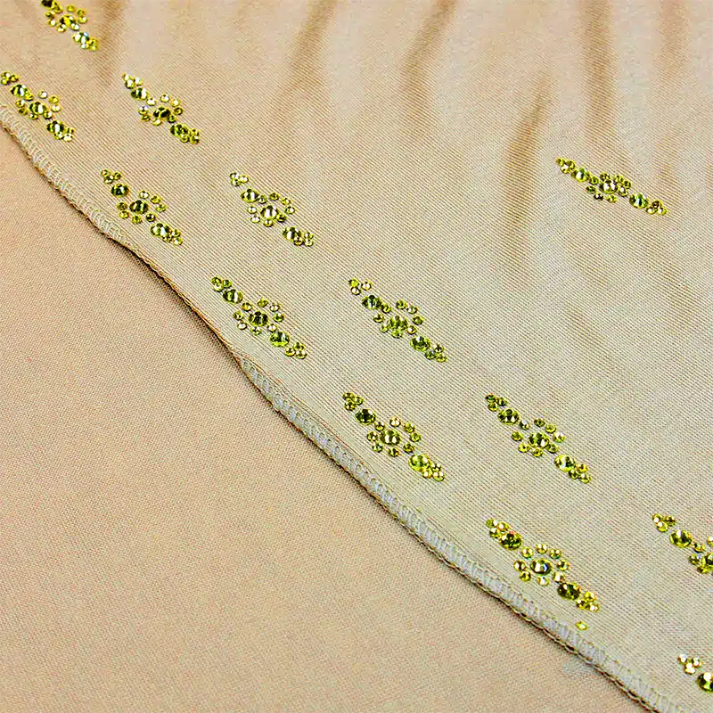 Premium Detailed Jersey Cream Hijab