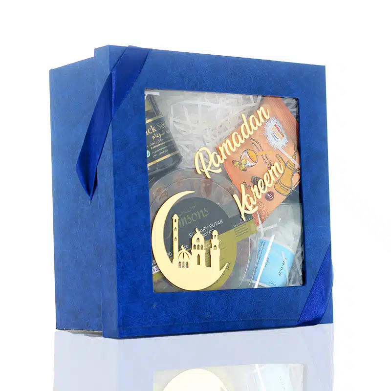 Blue Ramadan Mubarak Gift Set