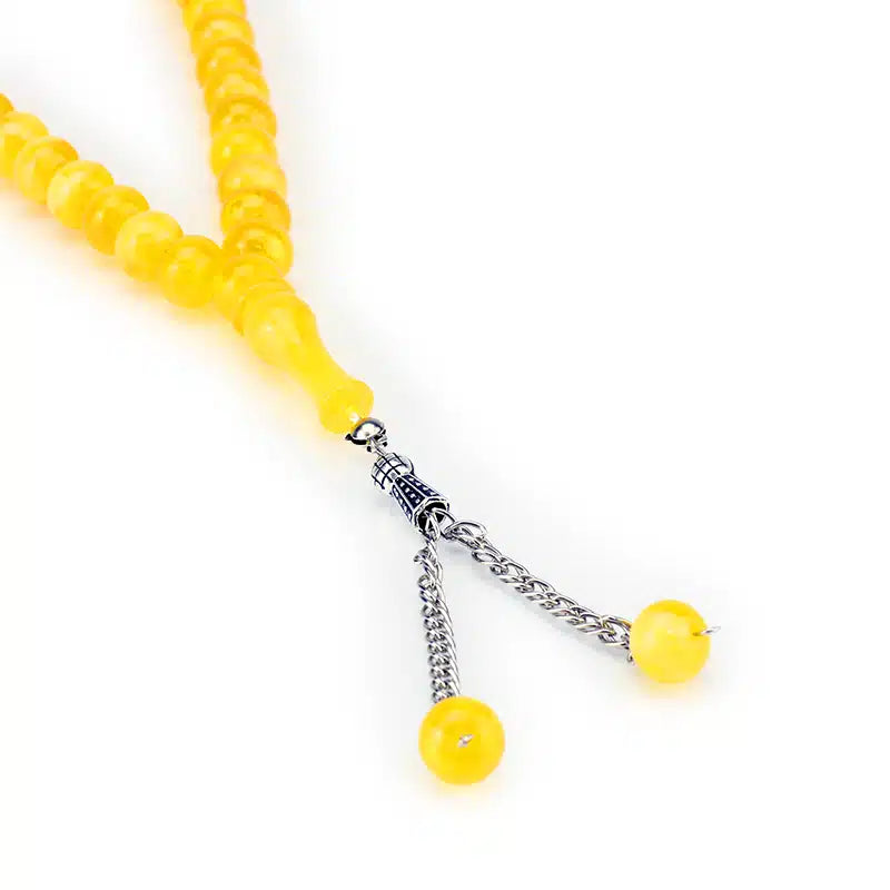 33 Bead Tasbih Yellow