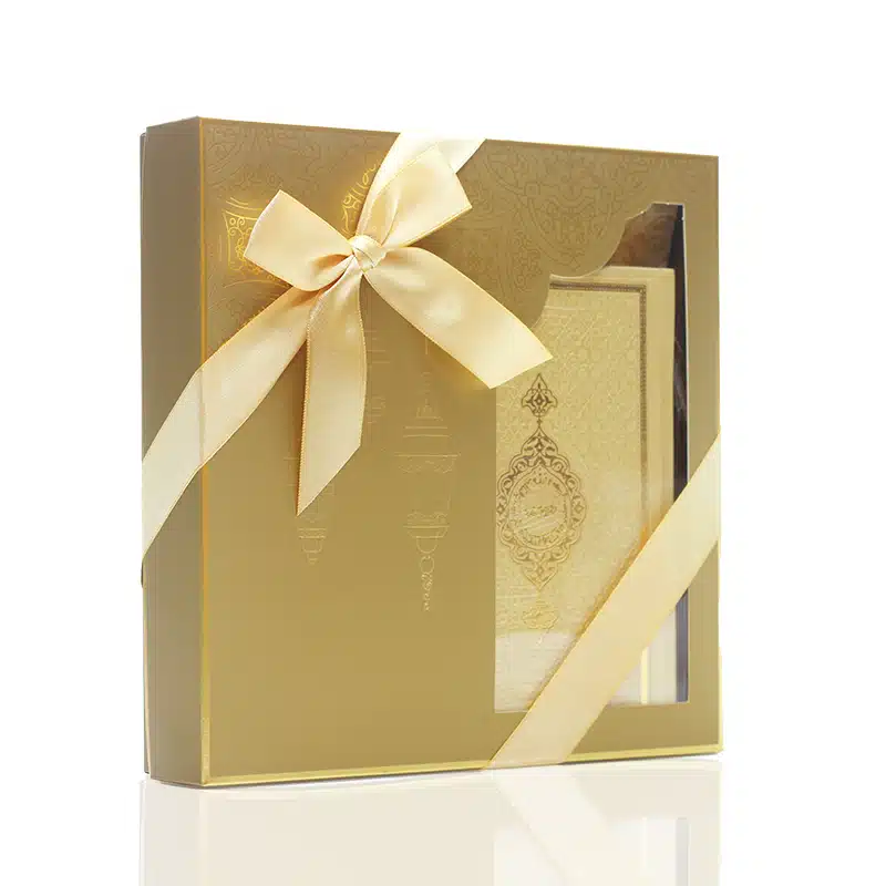 Gold Patterned Quran Gift Set
