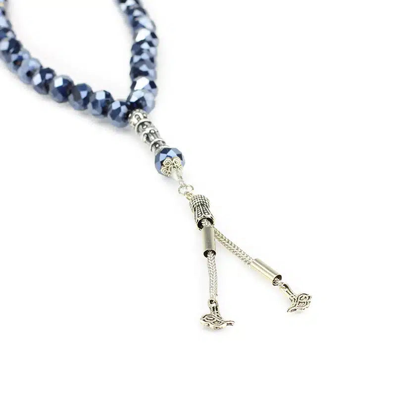 33 Bead Crystal Tasbih Grey