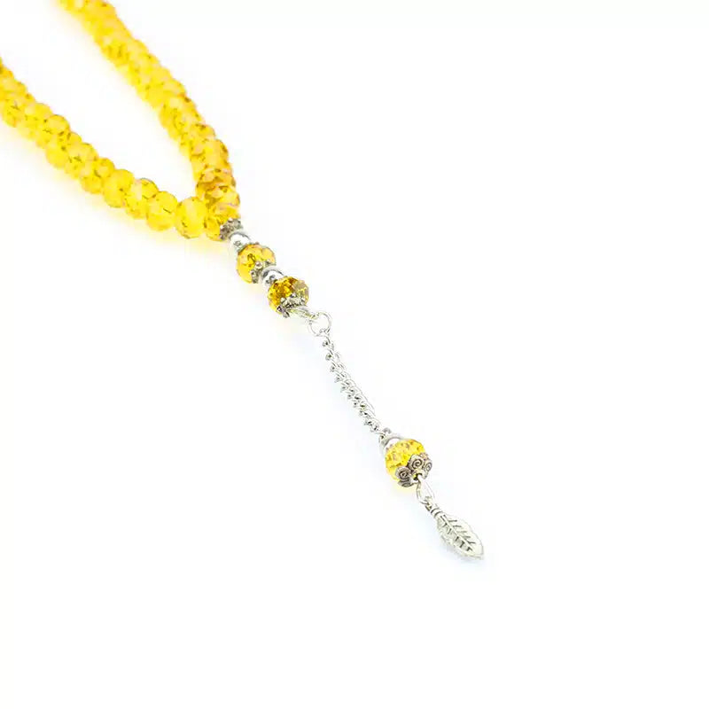 100 Bead Gold Crystal Tasbih