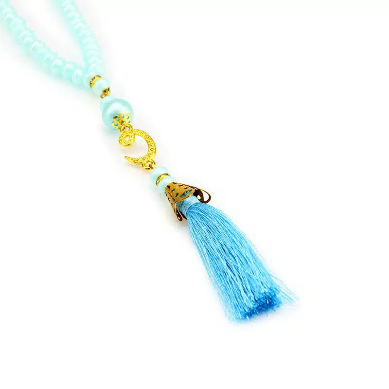 100 Bead Turquoise Cresent Tasbih