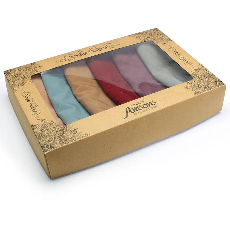 Stretchable Chiffon Hijab Giftset