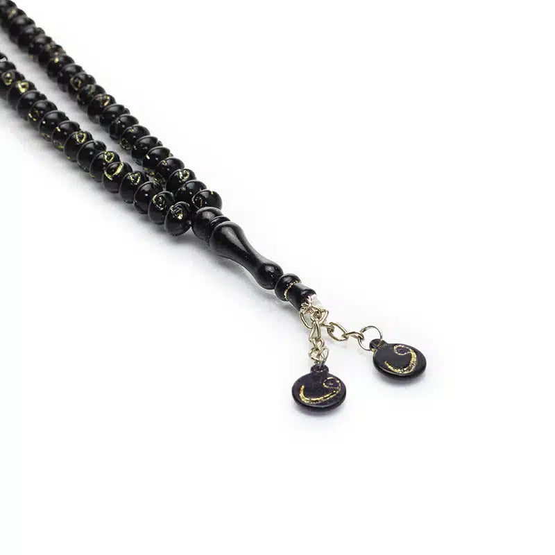 100 Bead Black & Gold Tasbih