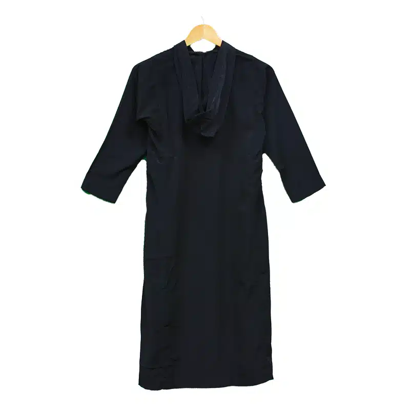 Boys 93 Hooded Black Thobe