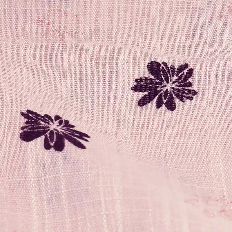 Elaan Print Peach Hijab