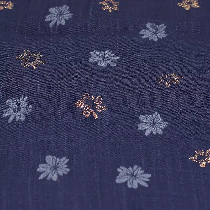 Elaan Print Dark Blue Hijab