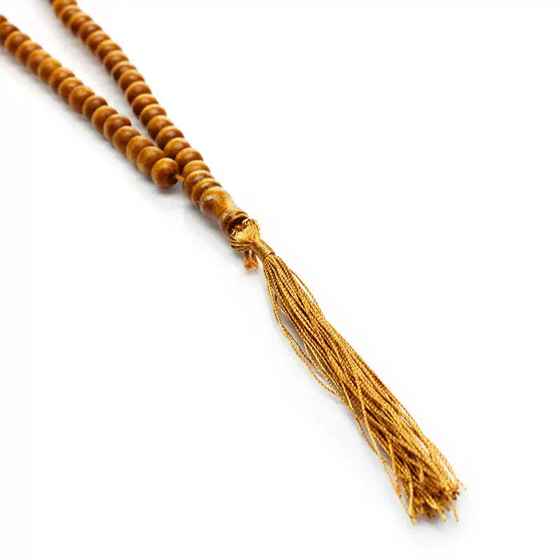 100 Bead Brown Wood Tasbih