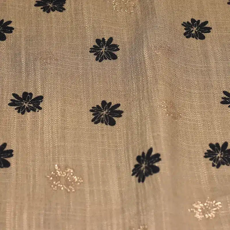 Elaan Print Light Brown Hijab