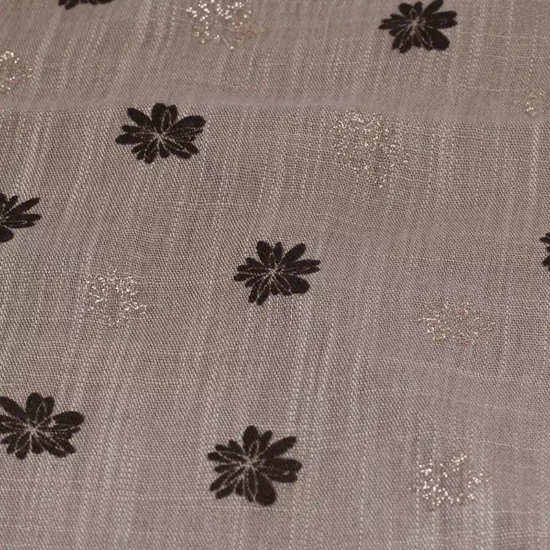 Elaan Print Brown Hijab